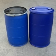200L直口塑料桶200升双环法兰桶200公斤开口桶直筒型.